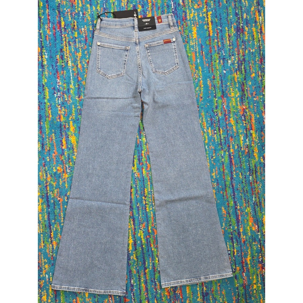 NWT 7 For All Mankind Modern Dojo Jeans in Oceanstone Patch Pocket SZ 23x32 - Picture 3 of 8